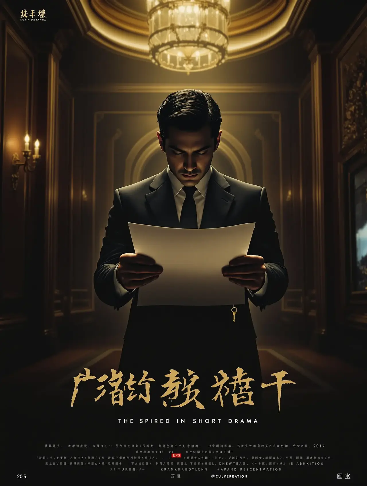 午夜十二点的房客 悬疑短剧封面 黄果短剧短剧《午夜十二点的房客》悬疑题材封面海报